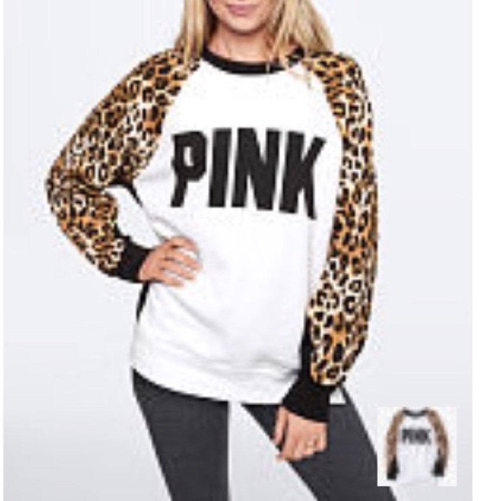 VS PINK Cheetah Print Legging Crew NEW!